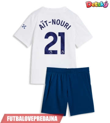 Lacne Dětský Futbalové dres Manchester City Rayan Ait-Nouri #21 2026-27 Krátky Rukáv - Tretina (+ trenírky)